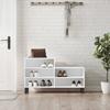 VidaXL Shoe Cabinet White 102x36x60 Cm Engineered Wood 831396