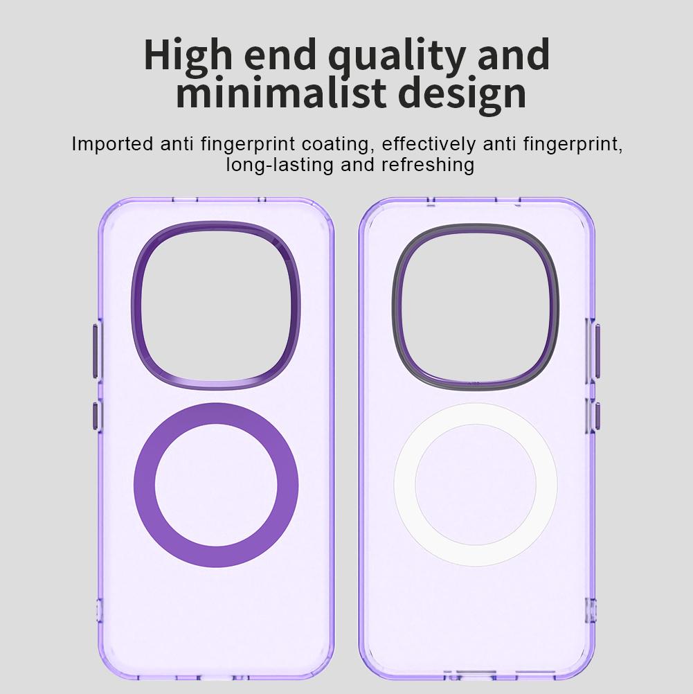 Pro Xiaomi Poco M8 Pro 5G/Redmi Note 15 Pro+ 5G (Globální) Magnetický obal Proti pádu Hybridní zadní kryt telefonu