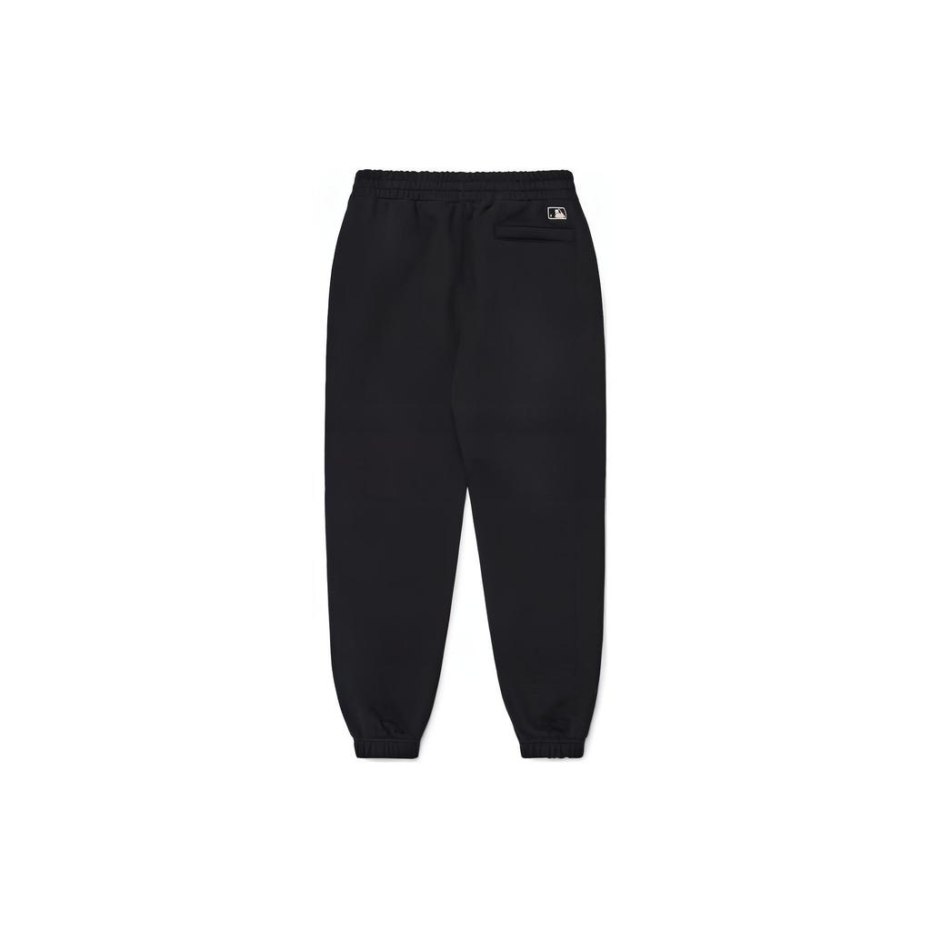 New MLB Knitted Sweatpants Men's Black 3APTB0626-50BKS