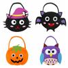 Children Kids Trick Or Treat Storage Bucket Halloween Candy Bag Halloween Decoration Gift Basket