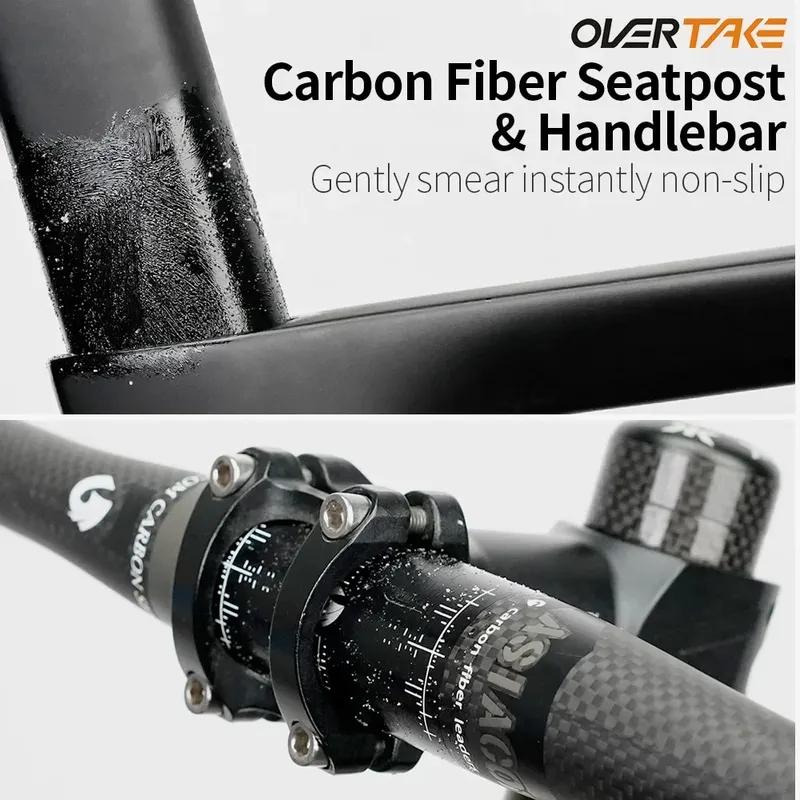OVERTAKE Carbon Fiber Anti-Slip Paste 10ml Bicycle Seatpost/Handlebar Grip Glue for MTB/Shimano Non-Slip Lubricant