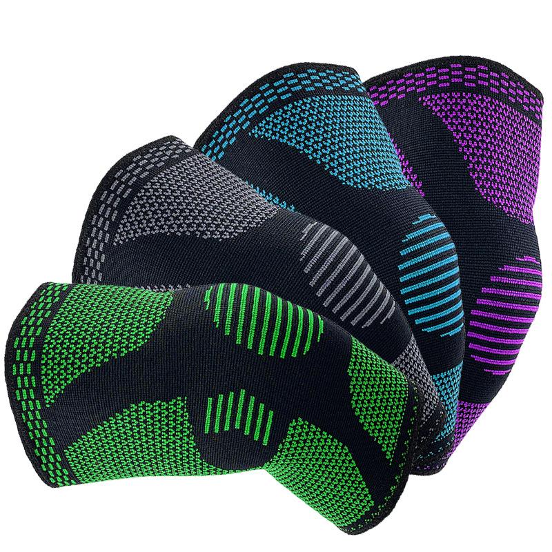 Meniscus Multi-color Knitted Sports Knee Pads Running Basketball Shock Absorption Protection Knee Joint Injury Prevention Outdoor Protective Gear
