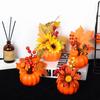 Díkyvzdání Halloween Dýňové ozdoby Žluté umělé slunečnice Ozdoby na dožínkový festival