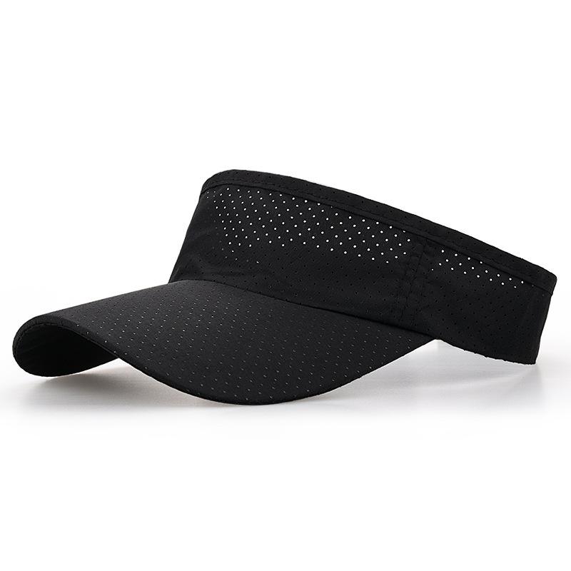 Empty top hat Men's and women's summer visor Sun hat Peaked cap Outdoor running hat Quick-drying baseball cap