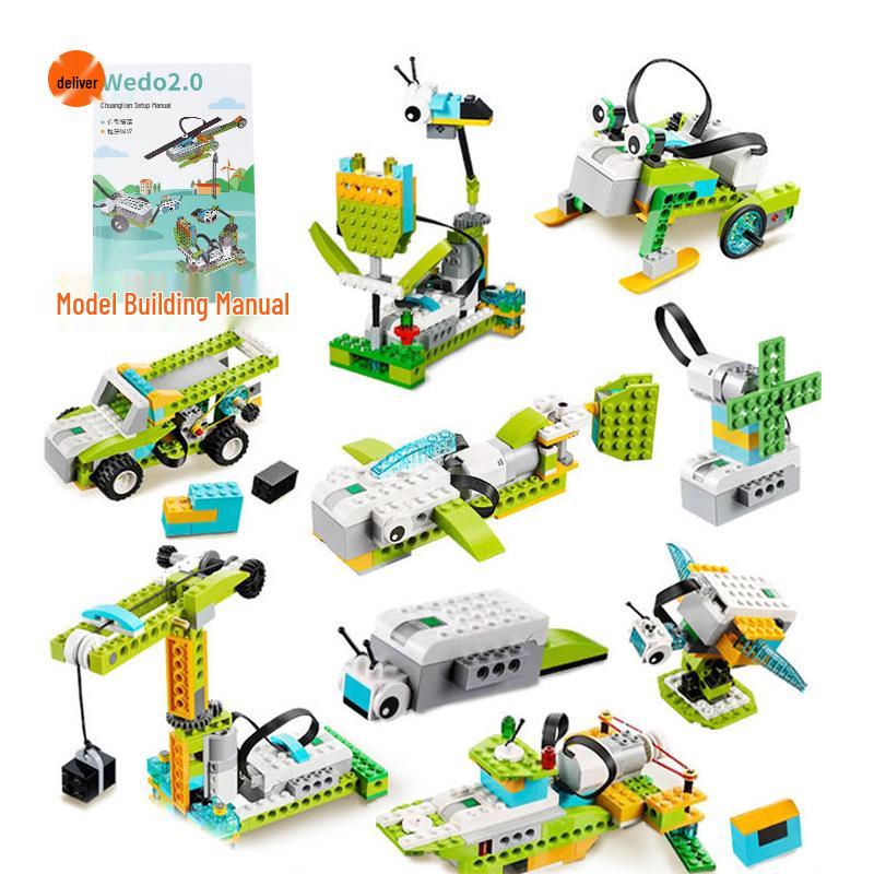 Wedo2.0 Lego 45300-Compatible Programming Robot: Educational Tools & Motor Host