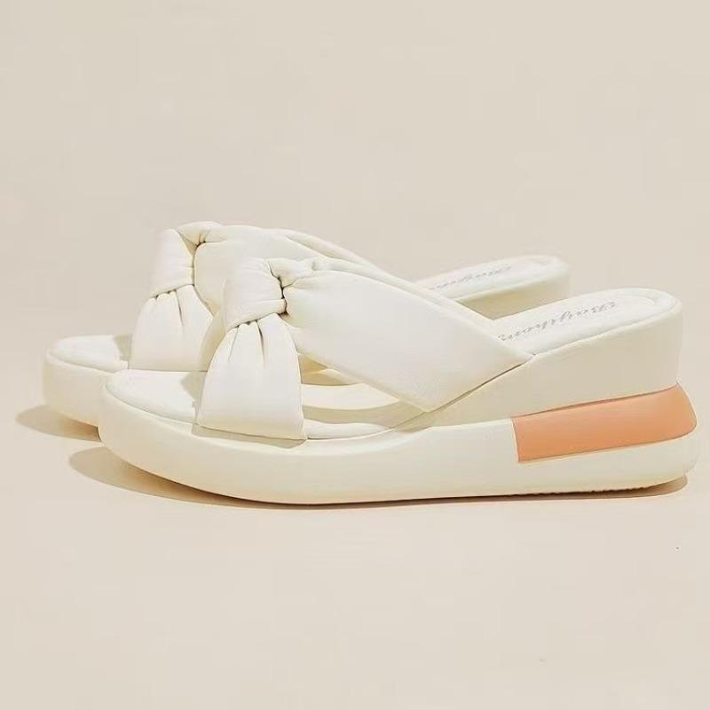 High-top Flip-flops for Women - Anti-slip Soft Leather Sole - Versatile Shoes