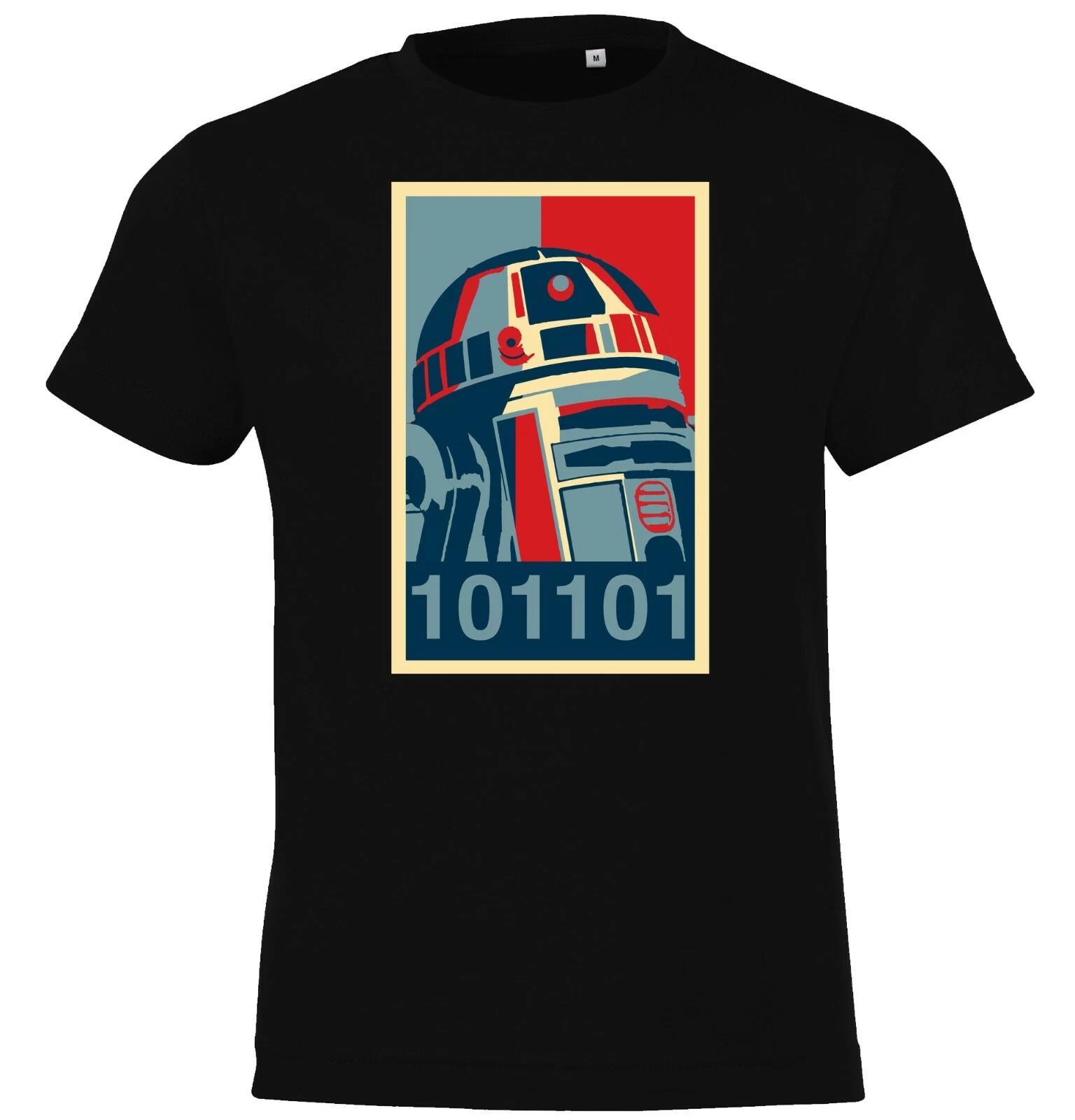 Youth Designz Kids kids boys T-Shirt R2D2 Popart Logo Print Cartoon Star Stars Wars Fun 110