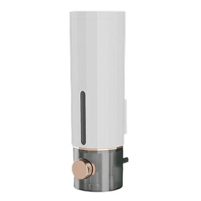 Bathroom Liquid Containers Manual Press Shampoo Dispenser Wall Mounted Soap Dispenser Organizer Bottle Easy To Install
