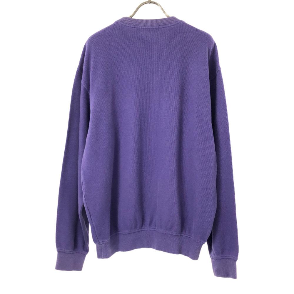 santa fe made in Japan Print Long sleeve trainer 48 purple sweat Men's Used