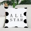 Nordic Minimalist Black and White Checkered Printed Pattern Cushion Cover for Home Living Room Sofa Decorative Pillowcase