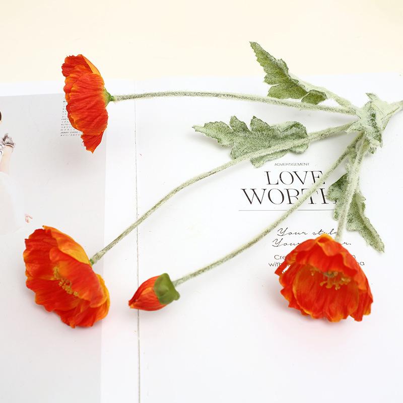 Iceland Yume Simulation Flower Photography Props Home Living Room Bouquet Decorative Ornaments Fake Flowers