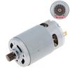 Motor de Motosserra RS550 de 21V Motor com Escovas 14 Dentes Ideal para Serra de Lenha Sem Fio de 4/6 Polegadas Operações Fáceis