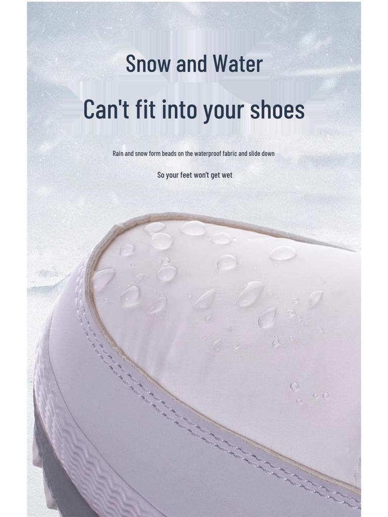 Women's Winter Snow Boots - Thick Plus Velvet, Waterproof, Cold-Resistant To -40°F, Non-Slip.