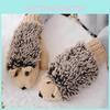 Entzückende Damen Mädchen Warme Cartoon-Igel-Handschuhe Bequeme Gestrickte Winter-Fäustlinge