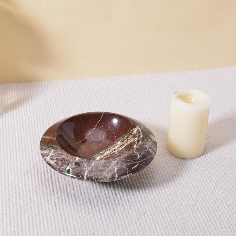 Luxury Nordic Stone Candlestick Stand Mantle Candle Holder for Home Decor Wedding Party Table Centerpieces Marble Candle Bowl