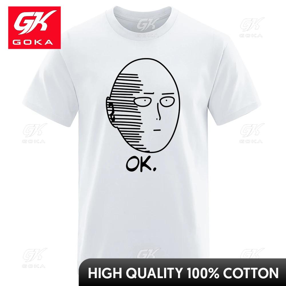 TShirt Unisexches Courtes Pour Homme En Coton La Mode Humoristique Respirant Anim One Punch Unisex Saitama Sensei