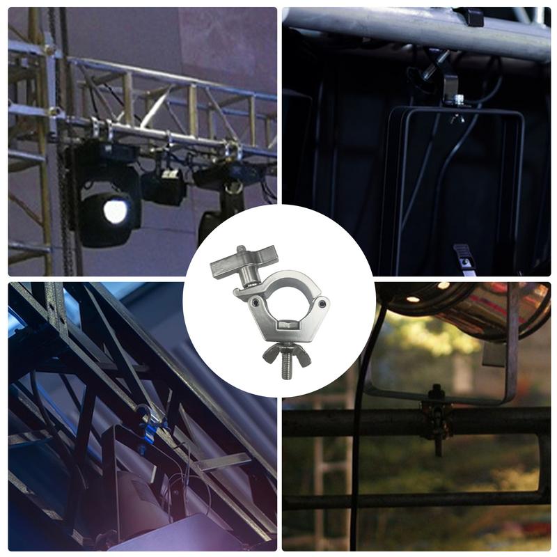 Truss Clamp For Light Aluminum Alloy Truss Clamp Swivel For Lights Lightweight Multifunctional Stable Stage Lighting Accessories