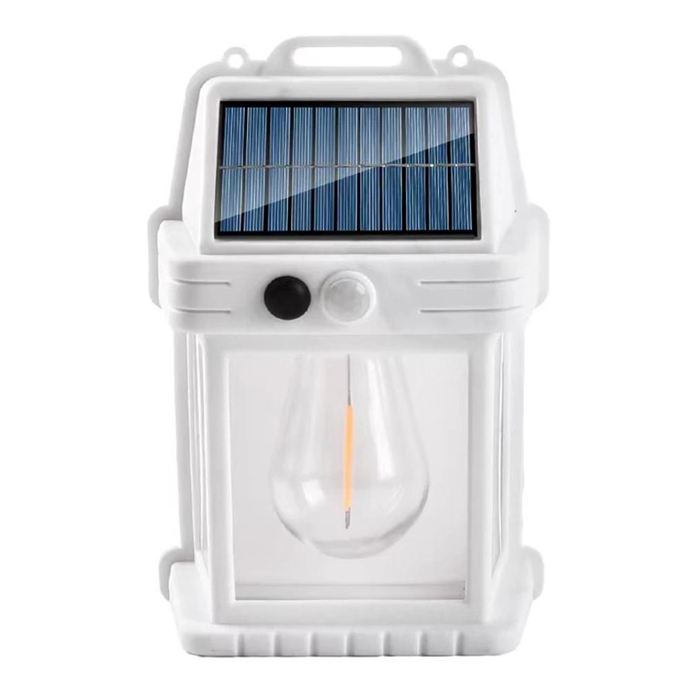 Intelligent Induction Tungsten Filament Lamp IP65 Waterproof LED Wall Sconce Induction Garden Light for Porch Patio Yard Garden