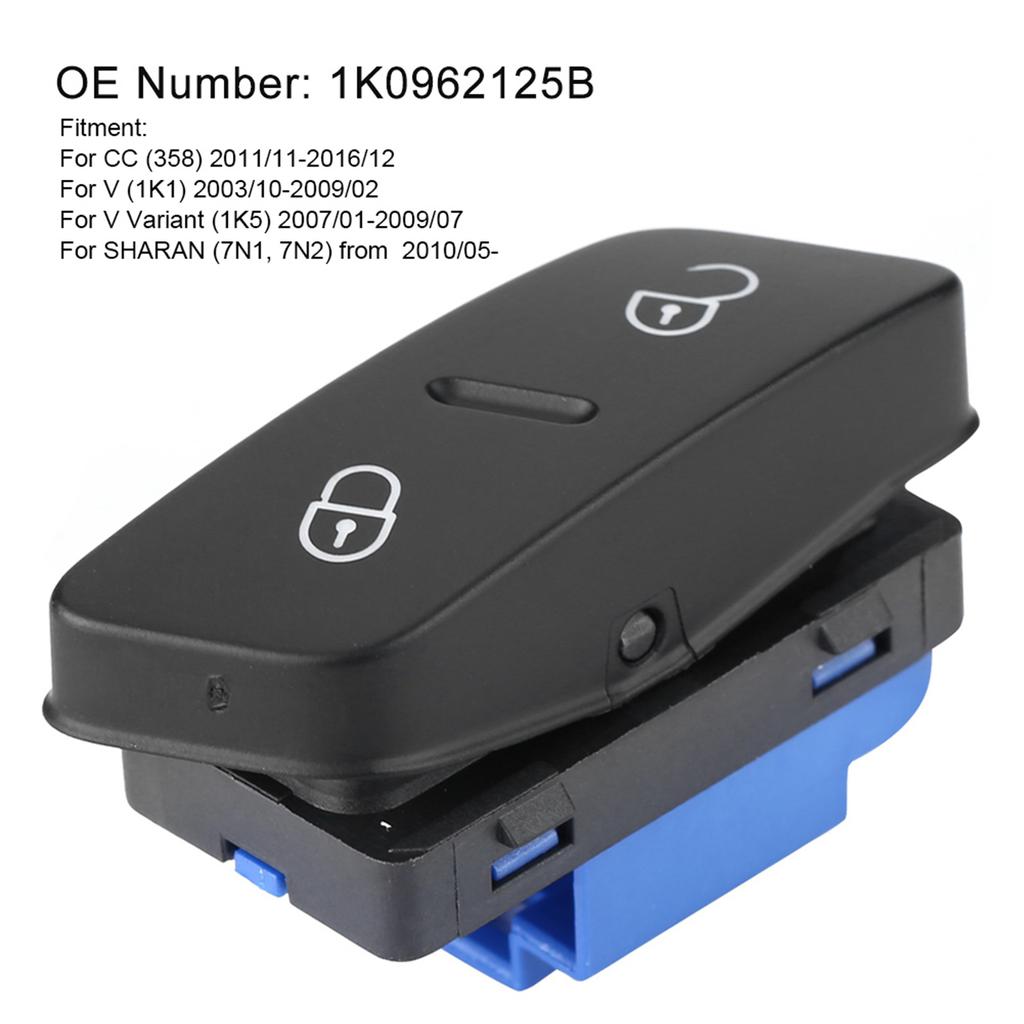 Door Lock Unlock Switch Control Button for SHARAN 1K0962125B