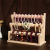 Wood Jewelry Holder for Exhibiting Accessories Bracelets and Bangle Display Rack Elegant Wrist Accessories Organizer