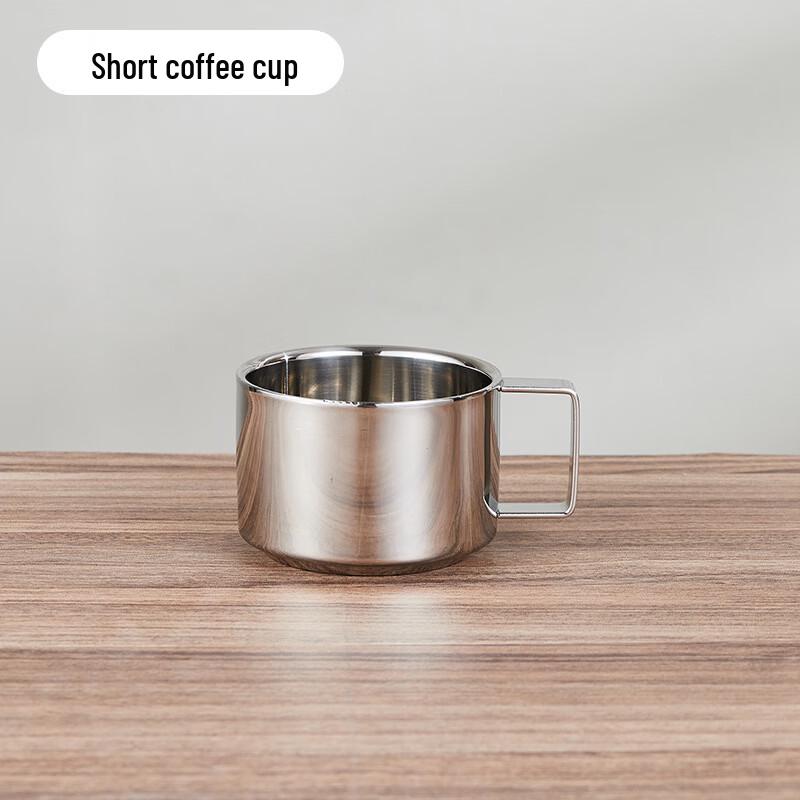 Shangqi 304 Stainless Steel Double-Wall Insulated Cups, 200ml, Set of 2