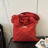 2025 new mesh shoulder bag, fairy wind ruffle leaf edge handbag, female large-capacity vacation chiffon bag