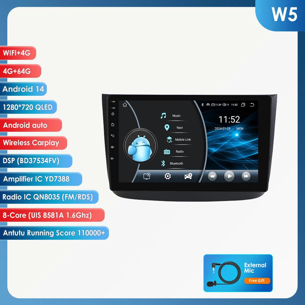 OSSURET Snapdragon Carplay Android for Mercedes Benz Vito 2 Viano W639 2003-2015 Intelligent Screen Video Player Car Radio Multimedia GPS Auto Stereo