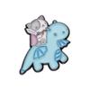 Cartoon Mice Dinosaurs Dogs Cats Animal Alloy Brooch Ornament Decoration Gift