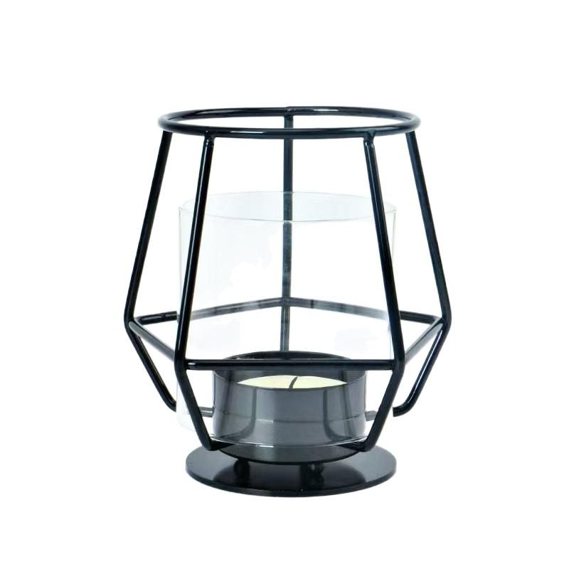 Luxury Cross-Border Iron Candle Holder for Romantic Dinner & Christmas Decoration