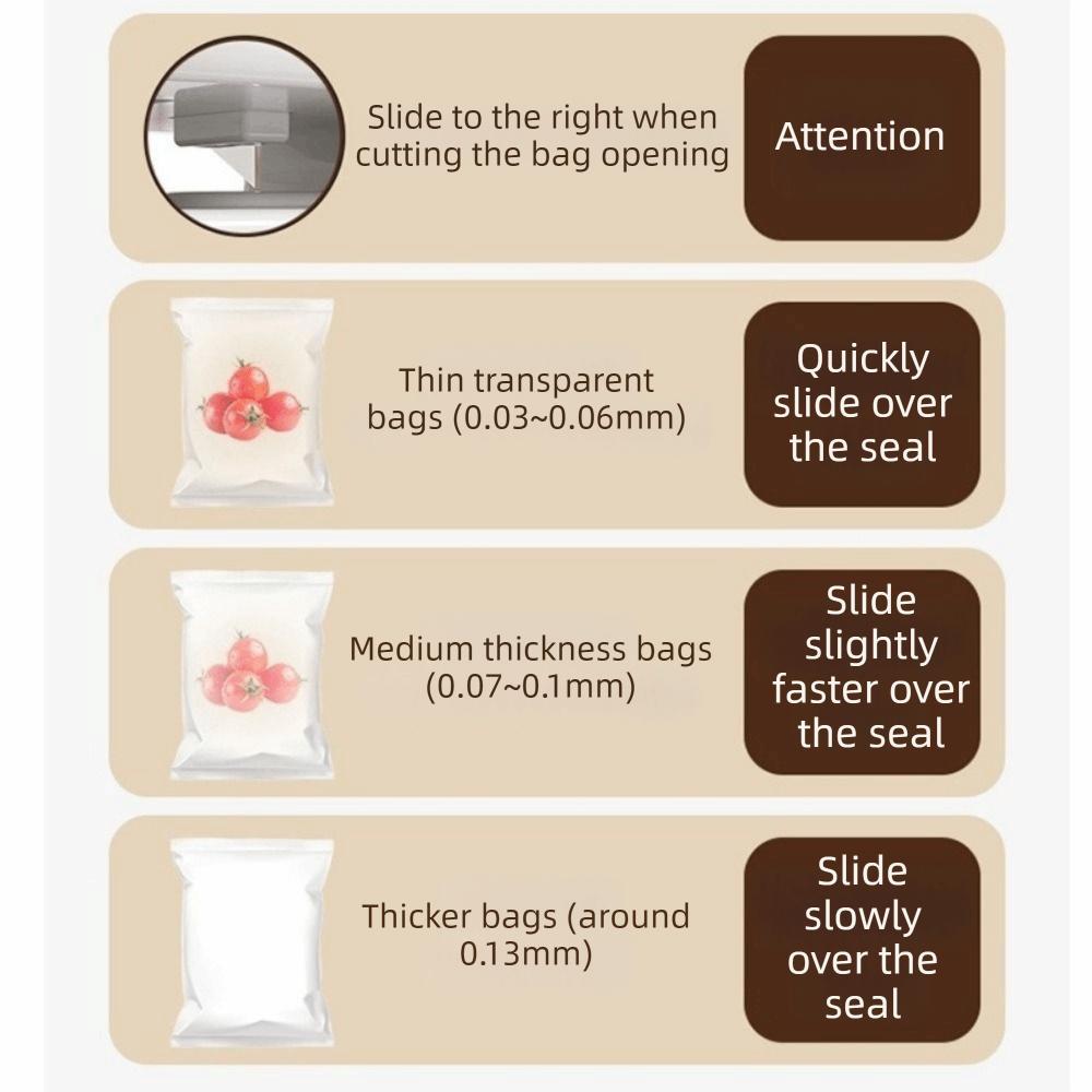 Plastic Spices Bag Sealing Machine Handheld Mini Bag Sealer Food Heat Sealer  Refrigerator