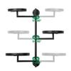 Wall-mounted Plant Display Indoor Plant Hanger Metal Rotating Plant Shelf Wall Mount Display Stand for Indoor Outdoor Home