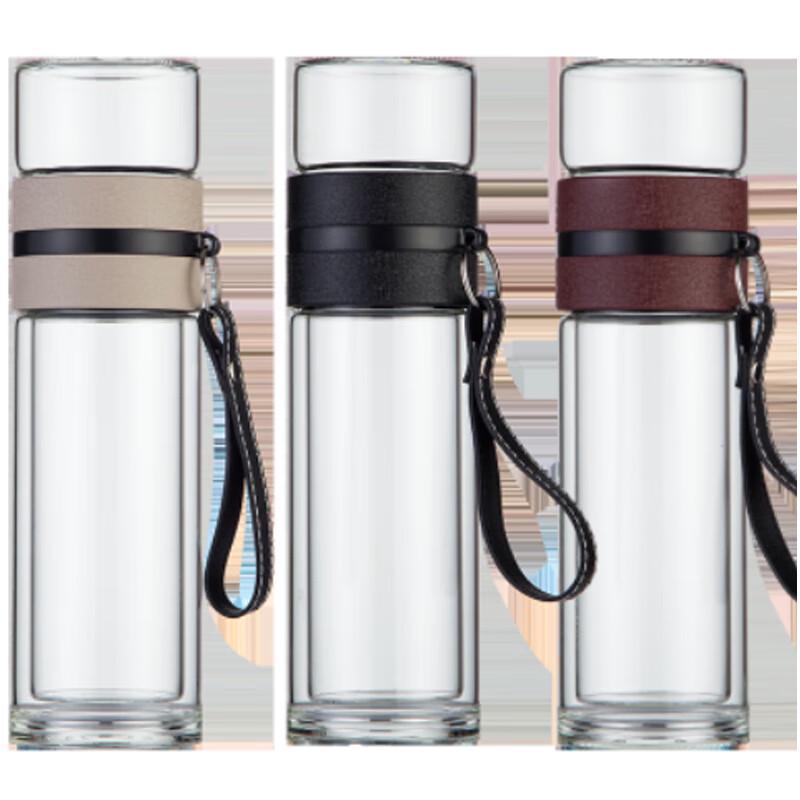 FUGUANG Double-Wall Tea Infuser Glass Bottle