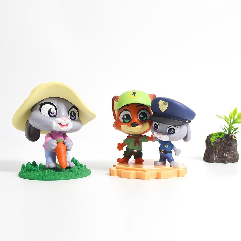 Zootopia Pvc Figurine Set With Collectible Characters For Kids And Fans