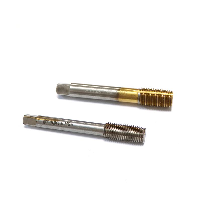 Titanium-Plated Taper Tap for Steel Wire Thread Insert Machines