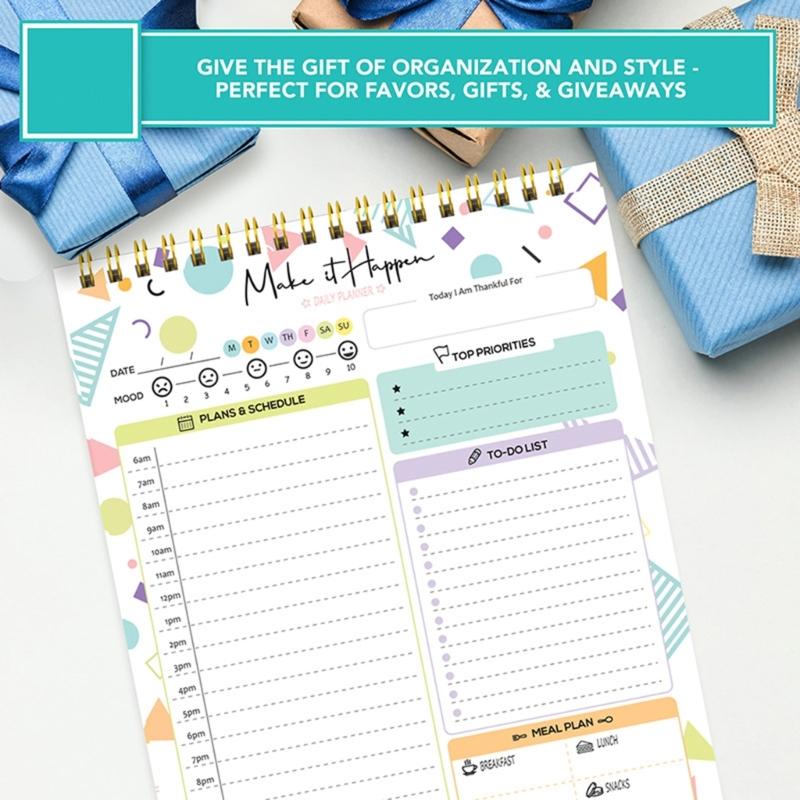 Daily To-do-list Planner Coil-binding Planner Daily Weekly Planner To-do-list Notebook Personal Appointment Book Diary