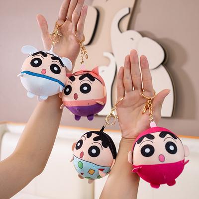 Cartoon Crayon Small New Pendant Doll Japanese Animation Peripheral Game Plush Toy Backpack Jewelry Keychain