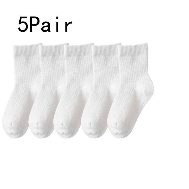 New White Baby Socks Summer Cotton Casual Boys and Girls Baby Socks