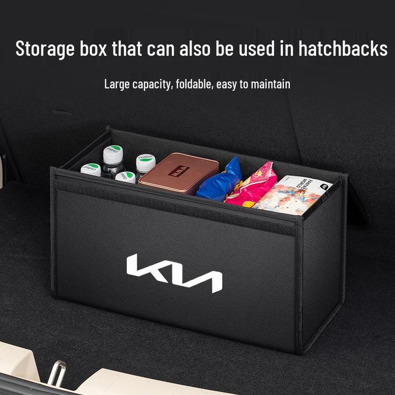Kia K-Series Car Trunk Organizer: Fits K2, Cerato, K3, Sportage, K5, Forte, K4