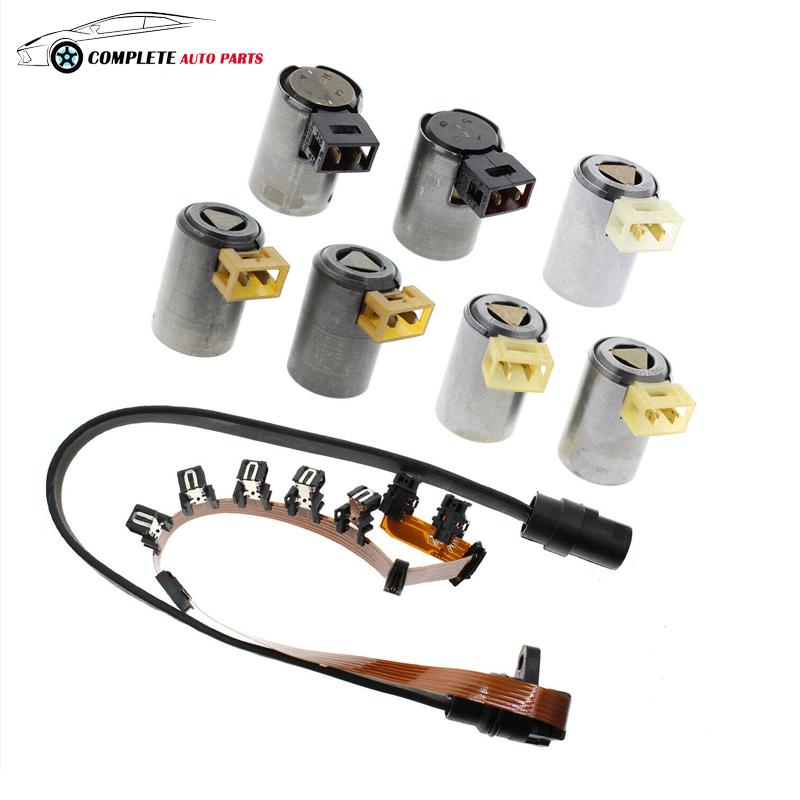 01M325283A 01M 095 096 G9 Automatikgetriebe-Magnetventile Mit Kabelbaum Für VW Jetta Golf Käfer 03-10