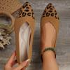 Pointed Toe Flats Womens Shoes Comfort Womans Shoes Fashions 2025 Leopard Shoes Zapato Mujer Casual Sapatos Feminino Zapatillas