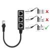 RJ45 1 Male to 3 Female LAN Ethernet Network Splitter Adapter Cable for Cat5, Cat5e, Cat6, Cat7 Durable