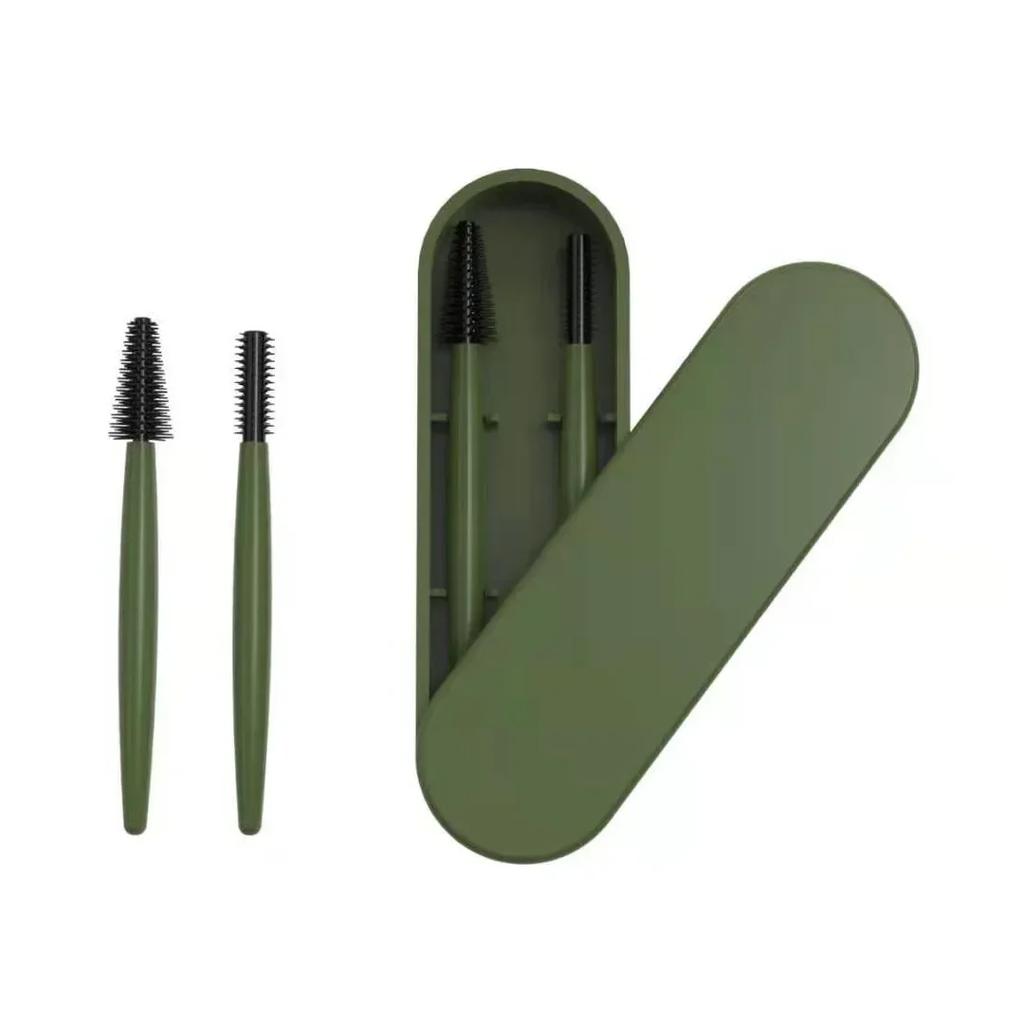 Eyelash Brush Mascara Wands Microbrush Eyelash Extension Supplies Eyelash Make Up Brushes Reusable Silicone Eyebrow Lash Brush