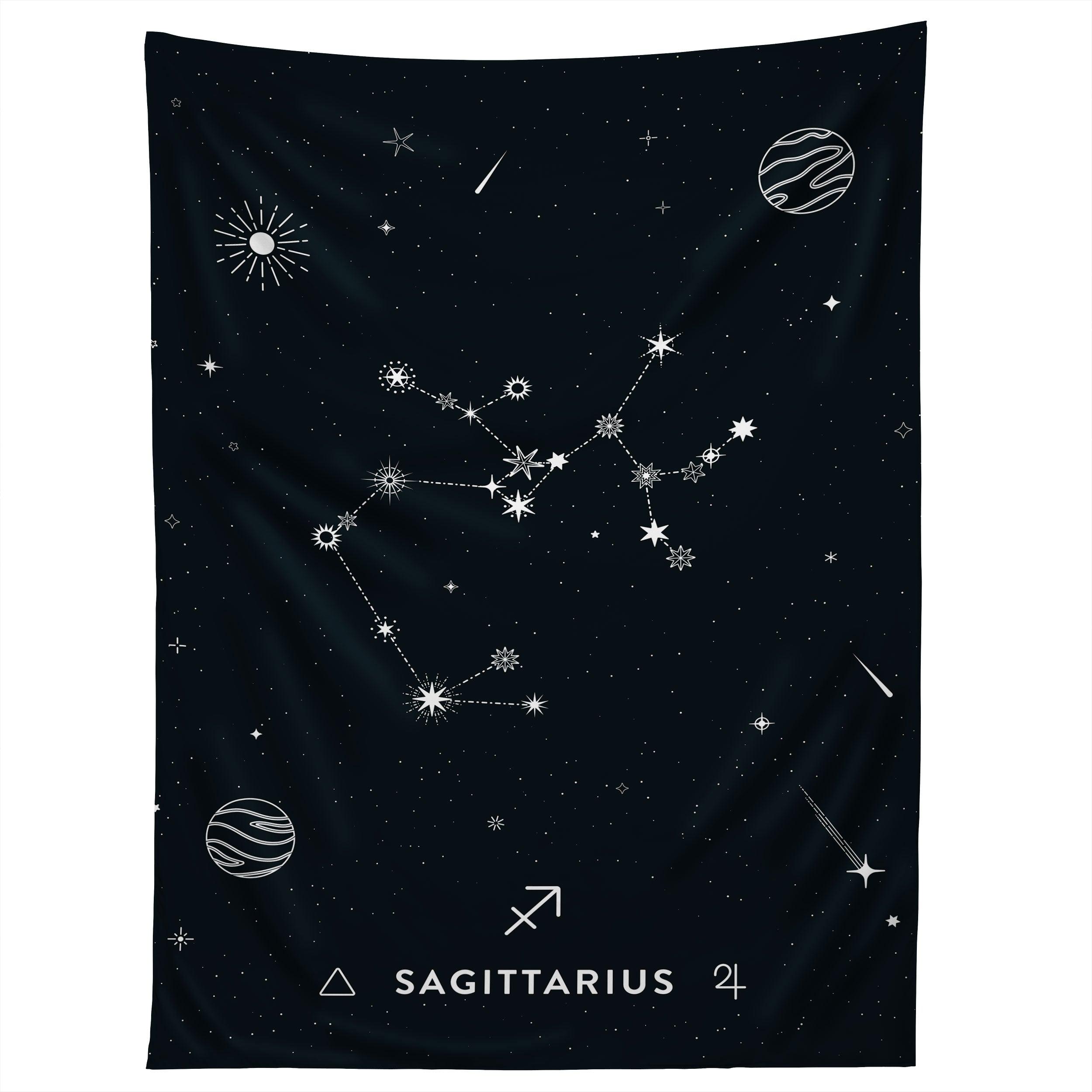 SAGITTARIUS STAR CONSTELLATION tapestry 75x100
