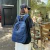Sac à dos en jean simple pour école et voyage, grande capacité, nouveau modèle 1011, sac à main pour étudiants