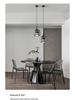 Modern Italian Glass Pendant Light - Nordic Style for Bar, Study, Bedroom