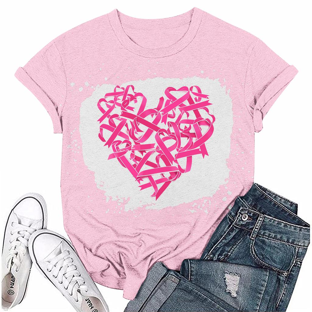 Dame Brystsløyfe Trykt Casual Kort Erm