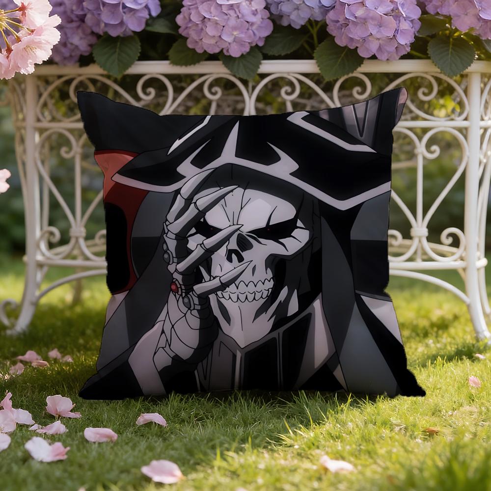 O-Overlord anime Cushion Cover Home & Car Dual-Scene Pillow Cover: Reversible for Premium Comfort