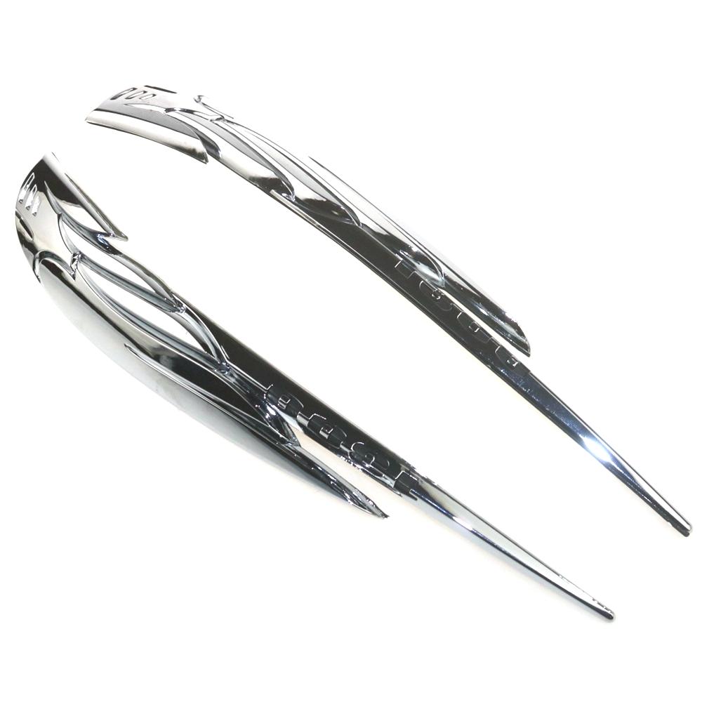 VTX 1300 Motorcycle Chrome ABS Fuel Gas Tank Emblem Badge Decoration 3D Decals Stickers KitFor Honda VTX1300 1300T 1300S