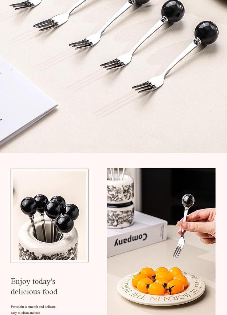 Ceramic Retro Toothpick & Cotton Swab Holder - High-End Home Decor Jar