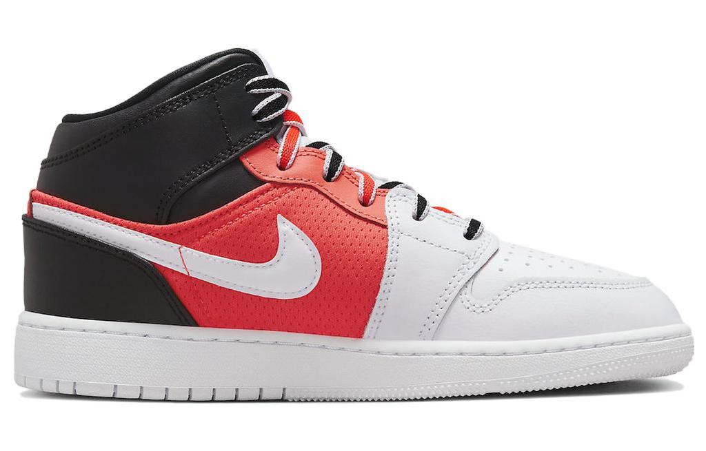 Jordan 1 Mid SE 'White Black Infrared' GS FB4417-016